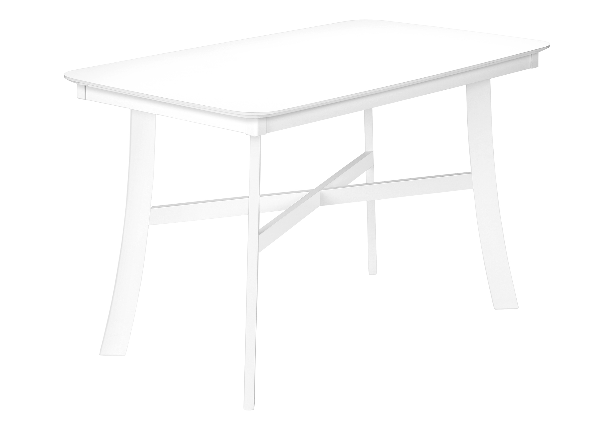 DINING TABLE - 36"X 48" / WHITE VENEER TOP